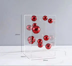 Decoração Moderna em Acrílico com Esferas Flutuantes