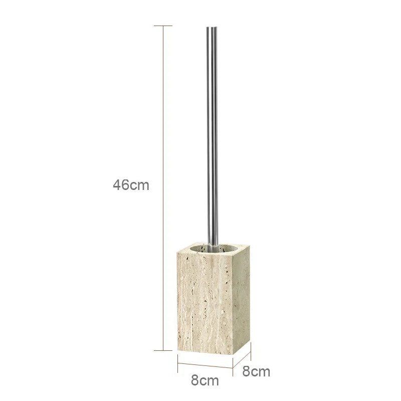 Conjunto de Acessórios de Banheiro em Mármore Travertino