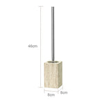 Conjunto de Acessórios de Banheiro em Mármore Travertino