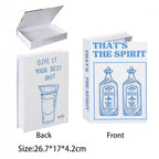 Caixa Decorativa de Livros Falsos com Fecho Magnético