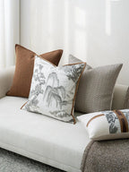 Xipin New Chinese Sle Modern Sofa Pillow Mountain Water Lacape Painting Lightweight Luxury Combination Folk Home Pillow