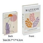 Caixa Decorativa de Livros Falsos com Fecho Magnético