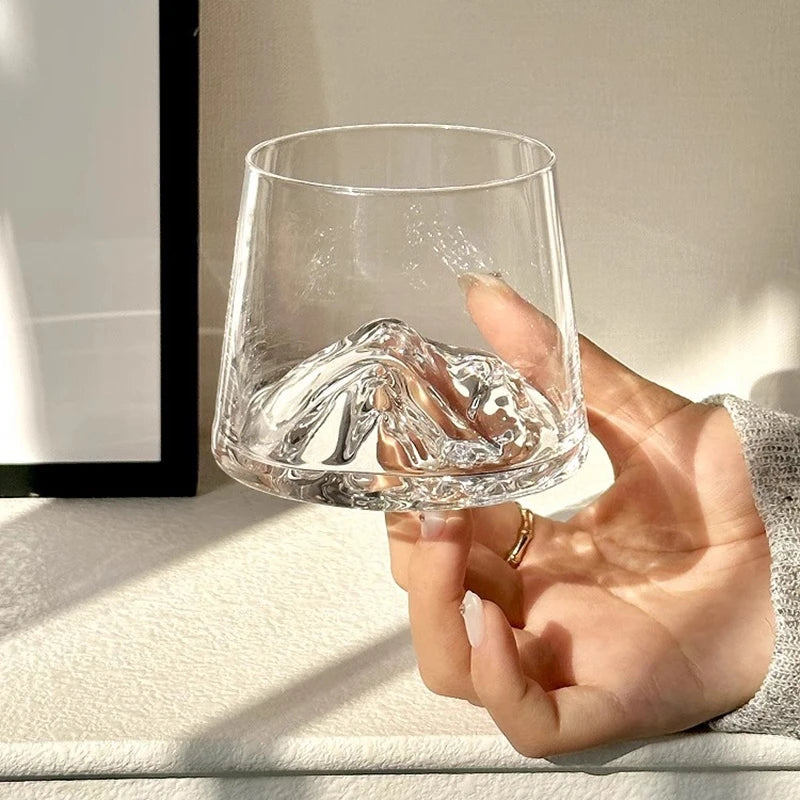 Copo de Vidro Transparente para Whisky, Café, Leite, Vinho, Suco e Água - 1/2/4 Peças - Utensílios de Cozinha e Bar