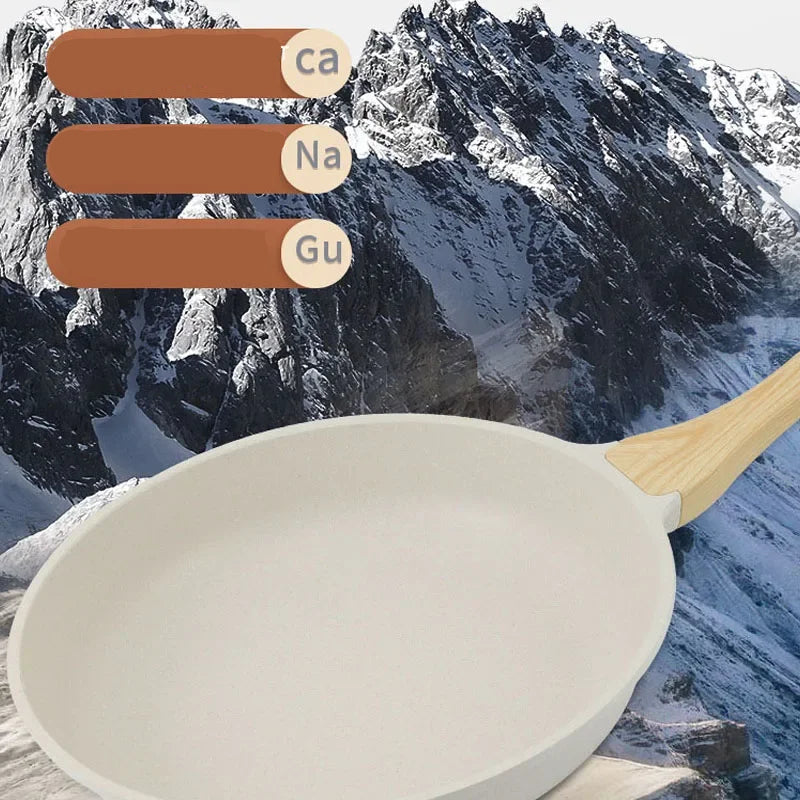 Non-stick Wok Frying Pan Ceramic Pot Medical stone Induction Gas Stove Universal Cookware Steak Cooking Saucepan Nonstick Pan