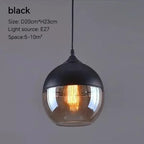 Luminária Pendente de Vidro Nordic Modern