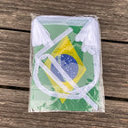 xvggdg 20 pçs/set Brasil bandeiras de bunting flâmula corda banner buntings festival festa feriado
