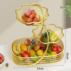 Fruteira de Metal Elegante e Multifuncional