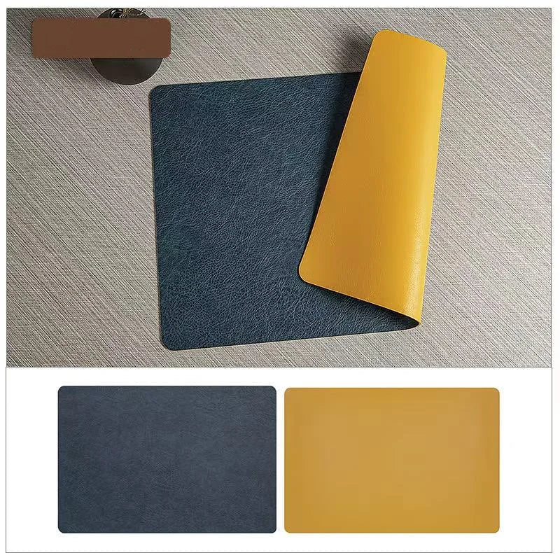 Conjunto de Jogos Americanos de Couro PU