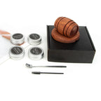Novo kit de fumaça de uísque com lascas de madeira-4 sabores, infusor de fumaça de bebida à moda antiga para coquetéis, aniversário, bourbon para presentes