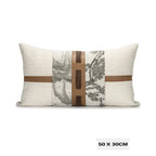 Almofada Elegante com Estampa Paisagem Chinesa