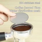 Single layer secondary water distribution network stainless steel coffee machine handle filter, smooth, sturdy, durable and easy