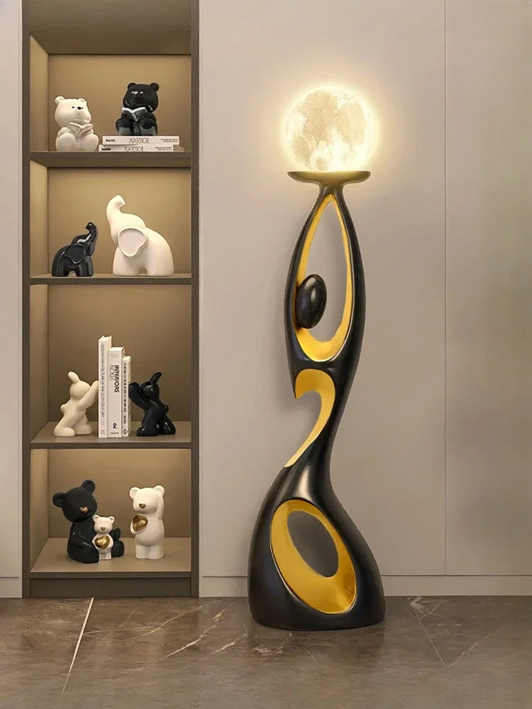 Creative Home Decor Abstract Dancing Figures Light Luxury Living Room Porch Decoration Sculpture Modern Nordic Indoor Ornaments