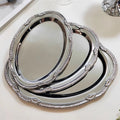Bandeja Vintage Prateada em Metal