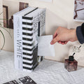 Luxo falso livro caixa de tecido sala estar quarto mesa café decoração uma caixa de tecido que pode ser usado como decoração