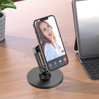 Suporte Magnético Rotativo 360 °   Suporte Ajustável Universal para Telas de 4.7-6.8'' para Celulares, Acessório de Metal para Smartphone