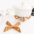 Suporte de bandeja cruzada de madeira removível tapete de mesa anti-calor tapete de mesa de vapor cozinha doméstica antiderrapante tapete de madeira gadget