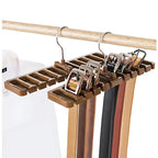 1-12 pçs multifuncional cinto organizador pendurado gravata rack cinto cabide roupas rack organizador gravata rack casa armário organizador