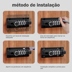Fechadura Senha Portas Janelas Trava Lateral Para Porta，Anti-Roubo Metal Porta Trava，Cadeado Dígito，Combinação trava grande