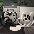 Escultura Amor em Preto e Branco