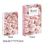 Caixa Decorativa de Livros Falsos com Fecho Magnético