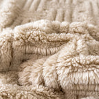 Inverno em relevo de pelúcia lençol macio quente coral veludo colchão protetor capa queen size bolso profundo elástico conjunto folha