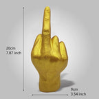 Escultura Gesto Irreverente em Resina