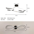 Luminária de Teto LED Regulável com Controle Remoto