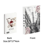 Caixa Decorativa de Livros Falsos com Fecho Magnético