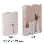 Caixa Decorativa de Livros Falsos com Fecho Magnético