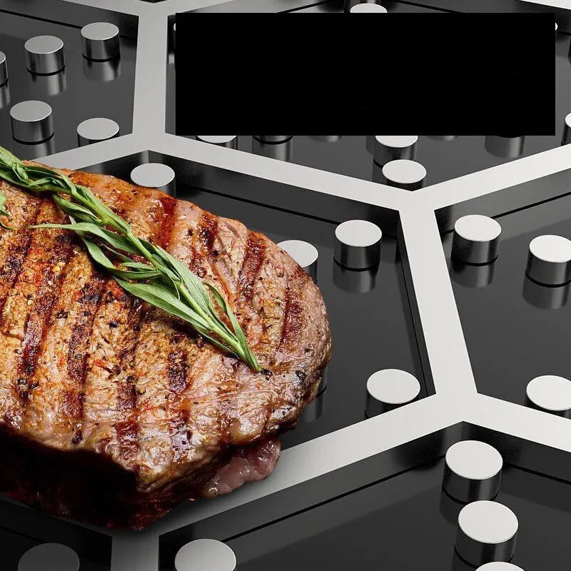 Reusable Frying Pan Nonstick Wok Pan Steak Cooking Pot Skillet Saucepan Induction Single Sided Honeycomb Skillet Cookware