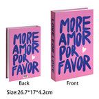 Caixa Decorativa de Livros Falsos com Fecho Magnético