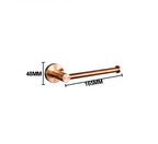 Conjunto de Acessórios para Banheiro em Aço Inoxidável Rose Gold