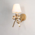 Moderno simples luz de luxo e14 bowknot lâmpada parede sala estar quarto menina princesa crianças luzes do quarto