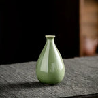 Vaso de Cerâmica Verde Elegante