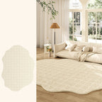 Tapete Creme Francês Irregular para Sala