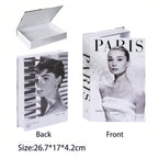 Caixa Decorativa de Livros Falsos com Fecho Magnético