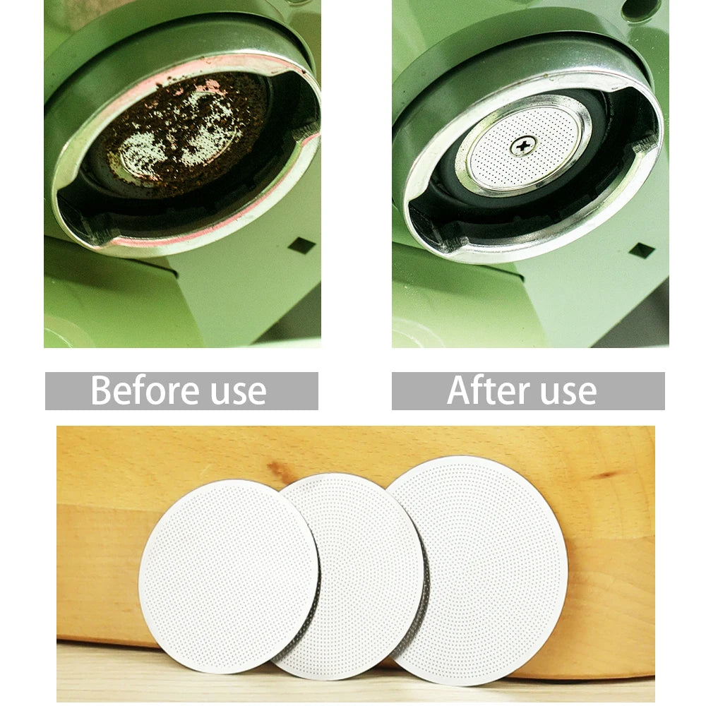 Single layer secondary water distribution network stainless steel coffee machine handle filter, smooth, sturdy, durable and easy