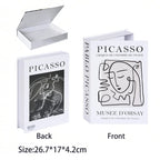 Caixa Decorativa de Livros Falsos com Fecho Magnético