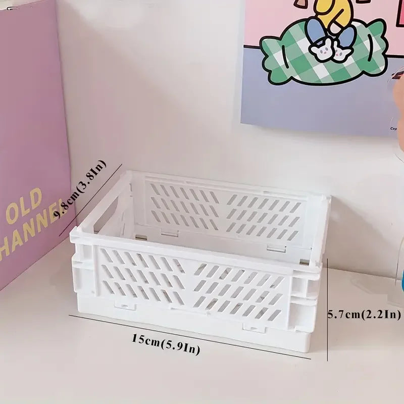 Cestas Organizadoras Dobráveis de Plástico