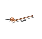 Conjunto de Acessórios para Banheiro em Aço Inoxidável Rose Gold