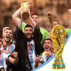 Troféu De Futebol De Resina Dourada, Soccer Champions Ornamento, Fan Gift, Home Office Decoração Artesanato