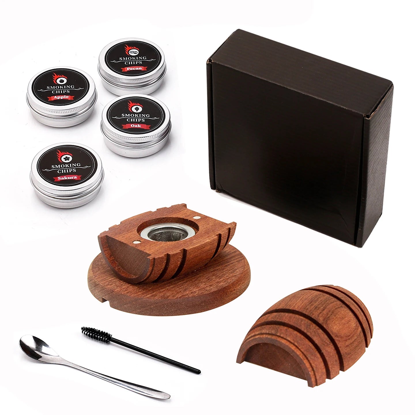Kit Infusor de Fumaça para Uísque e Coquetéis