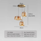 Luminária Pendente de Vidro LED Nórdica Moderna