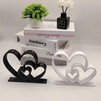 Escultura Amor em Preto e Branco