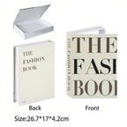 Caixa Decorativa de Livros Falsos com Fecho Magnético