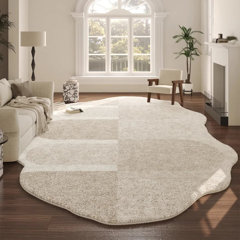 Tapete Creme Francês Irregular para Sala