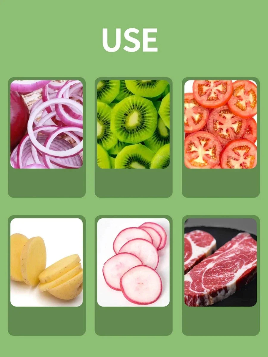 Effortlessly Slice Onions with this 1pc Colorful Onion Slicer Kitchen stainless steel potato chip onion holder