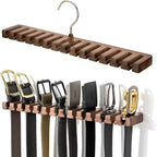 1-12 pçs multifuncional cinto organizador pendurado gravata rack cinto cabide roupas rack organizador gravata rack casa armário organizador