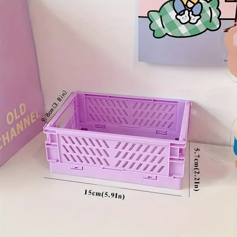 Cestas Organizadoras Dobráveis de Plástico