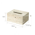 Conjunto de Acessórios de Banheiro em Mármore Travertino